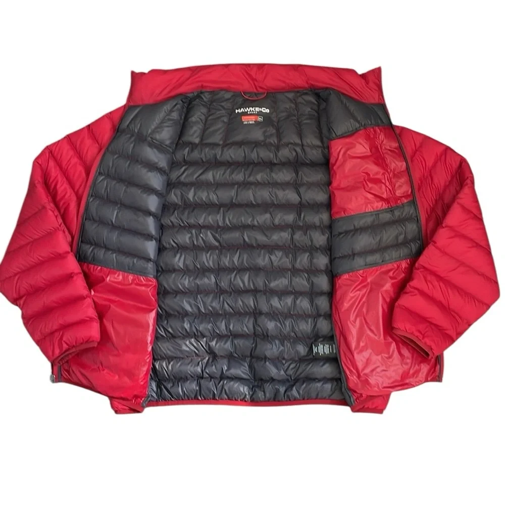 Hawke & Co Sport Men’s Red Down-Filled Performance Packable Jacket XXL EUC